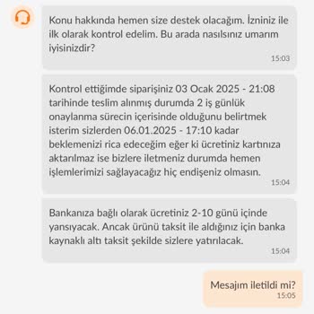 İade Sürecinde Eksik Ürün Sorunu Ve Yetersiz Destek