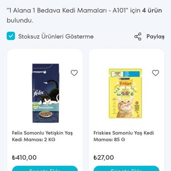 Yanlış Gönderilen Kedi Maması Kampanyası