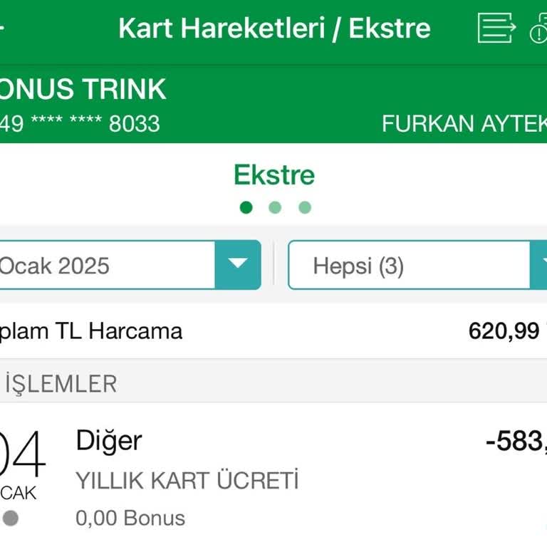 Garanti Bankası'ndan Haksız Kart Ücreti Talebi