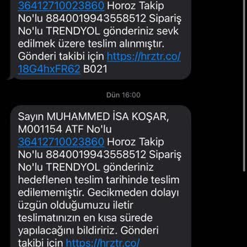 Horoz Lojistik Teslimat Sorunu Ve Yanıltıcı Bilgilendirme