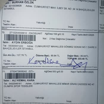 Yanlış Kargo Ücreti Ve Sorunlu Müşteri Hizmetleri