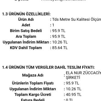 Yanlış Kargo Ücreti Ve Sorunlu Müşteri Hizmetleri