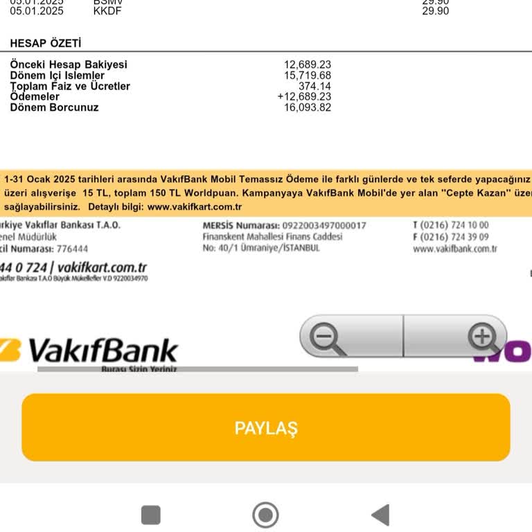 VakıfBank Nakit Avans Ücret Sürprizi