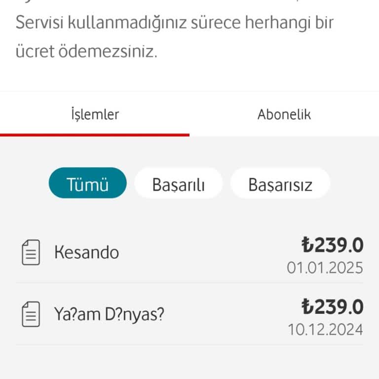 Vodafone'dan Habersiz Eklenen Hizmet Ücreti Ve Haksız Kazanç İddiası!