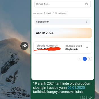 Kronik Sorunlu Telefon Ve İptal Edilen Sipariş