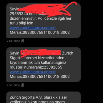 Yanlış Kişiye Gönderilen Sigorta Mesajları