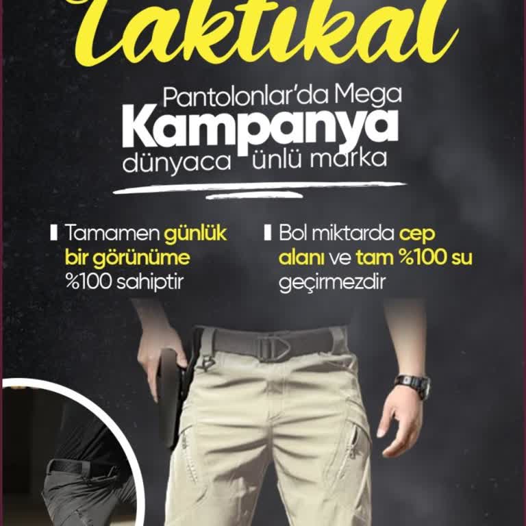 Taktik Pantolon | Kargopantolon. Site Yanıltıcı Ürün Gönderimi