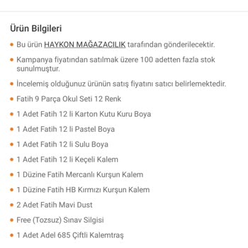 Eksik Ve Yanlış Ürün Gönderimi