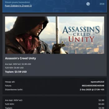 Steam'de Yetkisiz Para Kesintisi Sorunu