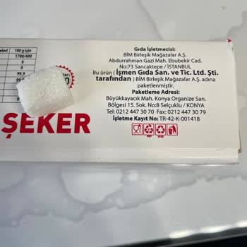 Harras Küp Şekerden Çıkan İstenmeyen Sürpriz
