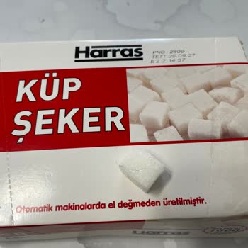 Harras Küp Şekerden Çıkan İstenmeyen Sürpriz