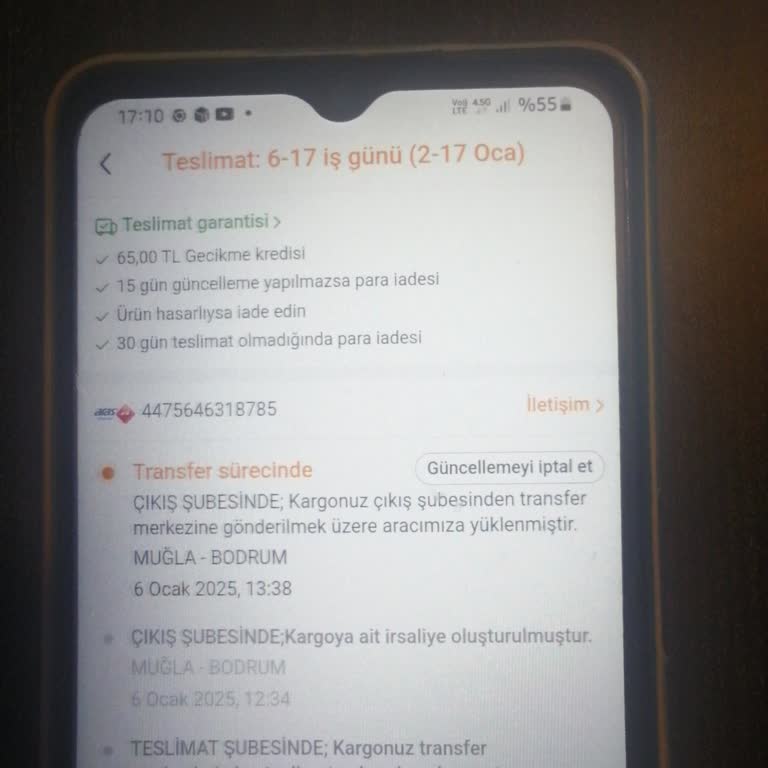 Aras Kargo Yanlış Yönlendirme ve Geciken Teslimat Krizi