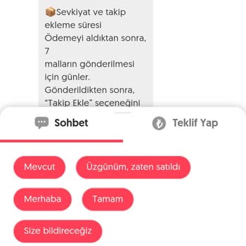 Letgo'da Şüpheli Mesaj Ve Ödeme Sorunu