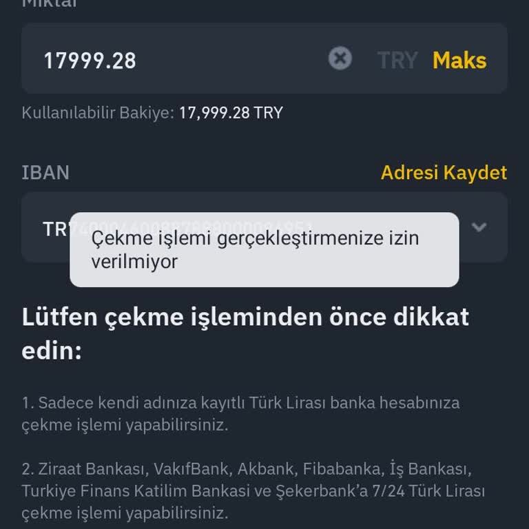 Para Çekme Kısıtlaması Ve İlgisiz Müşteri Hizmetleri