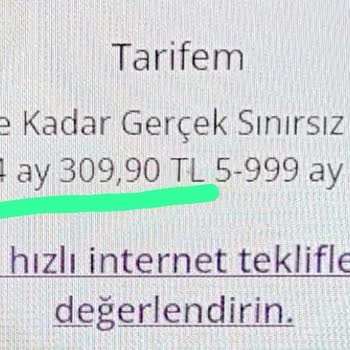 Operatör Değişikliğinde 4 Ay İndirim Diye Yanıltıldım