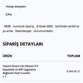 EFT İle Ödeme Sonrası Ulaşılamayan Sipariş Sorunu