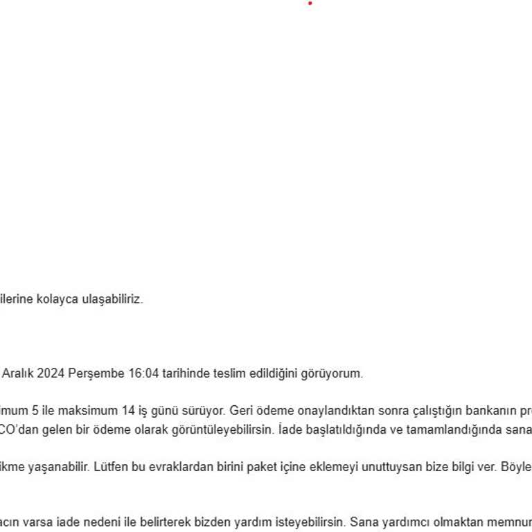 Adidas Online İade Sürecinde Aksaklık Ve Gecikme