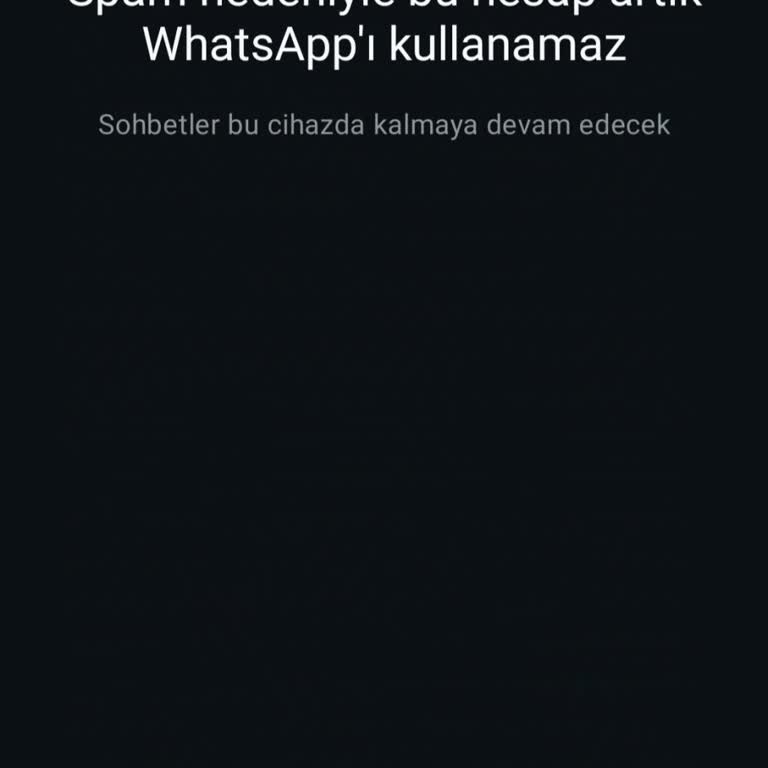 WhatsApp Hesabım Haksız Yere Yasaklandı