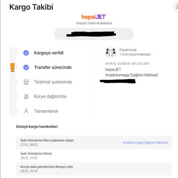 Hepsiburada İade Sürecinde Yaşanan Sorunlar