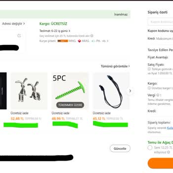 Temu'da Ödeme Anında Kaybolan İndirimler