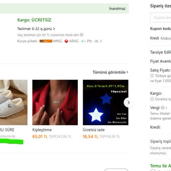 Temu'da Ödeme Anında Kaybolan İndirimler