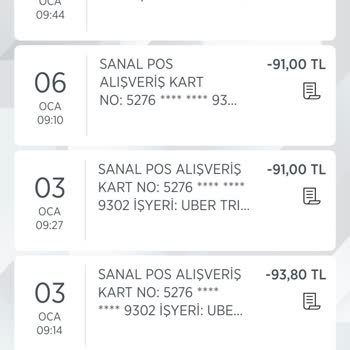 Uber'de Çifte Ücret Kesintisi Mağduriyeti