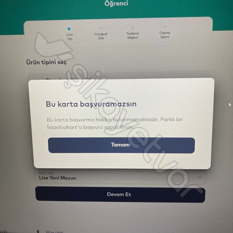 Öğrenci Kartı Başvurusunda Adaletsizlik