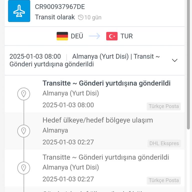 DHL Kargo Teslimatında Yaşanan Gecikme Sorunu