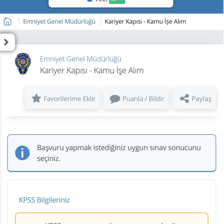 KPSS Puanım Doğru Ama Başvurum Reddedildi