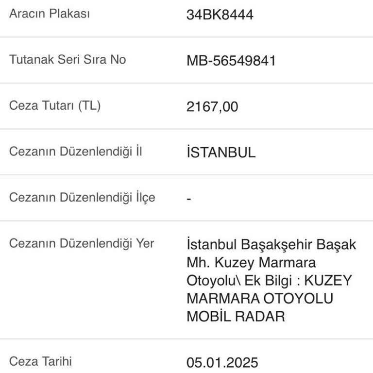 Ücretli Otoyolda Hız Cezası Mantıksızlığı