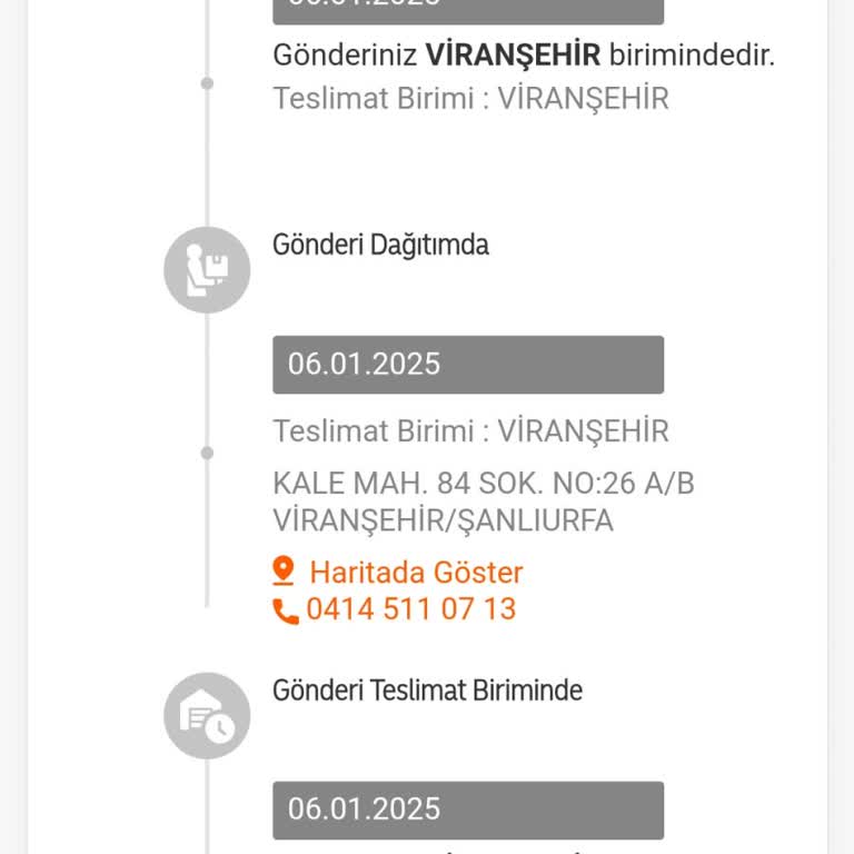 MNG Kargo Viranşehir Şubesi'nin Sürekli Teslimat Sorunu
