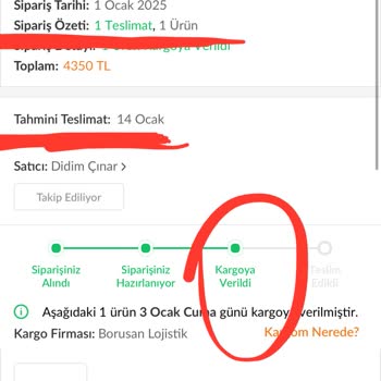 Teslim Edilmeyen Ürün Ve Çözüm Bulamayan Trendyol