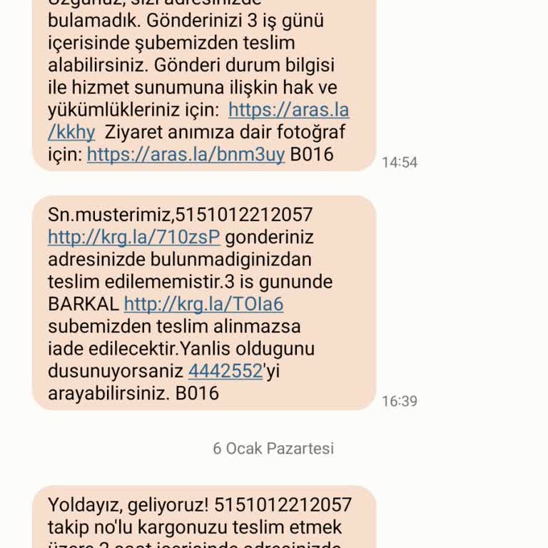 Aras Kargo'nun Teslimat Çelişkisi