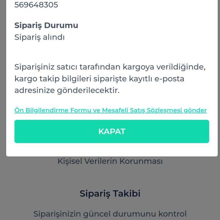 Yanlış Ürün Siparişi Ve İptal Sorunu