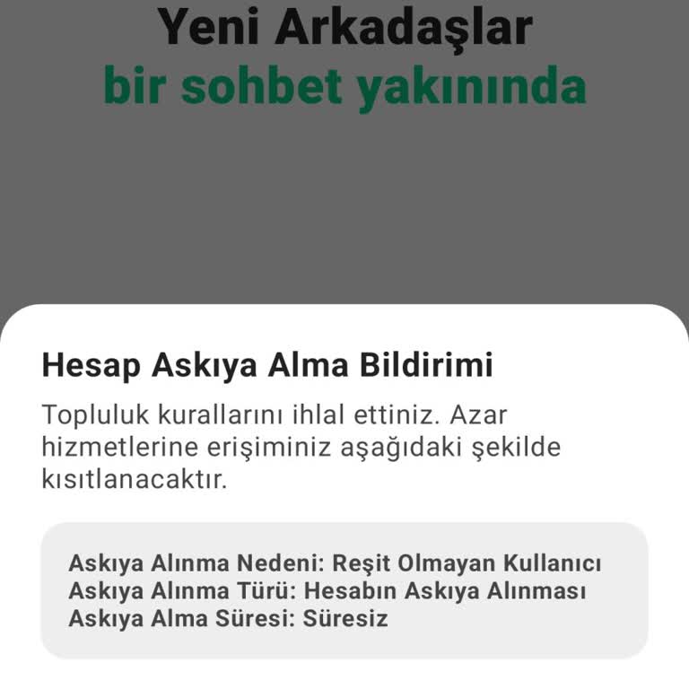 Hesabım Haksız Yere Askıya Alındı