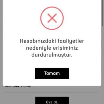Passo Uygulamasında Bilet Alma Hatası