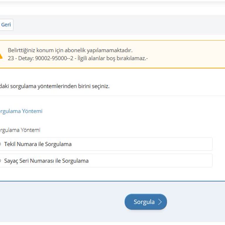 CK Boğaziçi Elektrik Online Abonelik Başvurusunda Karşılaşılan Hatalar