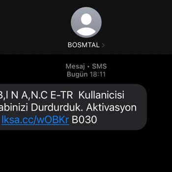 Kripto Para SMS Yanlış Hesap Aktivasyonu Ve Bilgi Dışı İşlemler