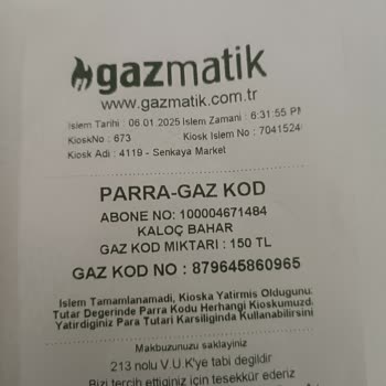 Gazmatik İşlem Sorunu Ve İletişim Eksikliği