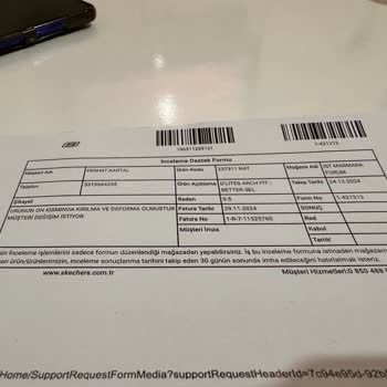 Skechers Ayakkabıda Üretim Hatası Ve Müşteri Hizmetleri Sorunu