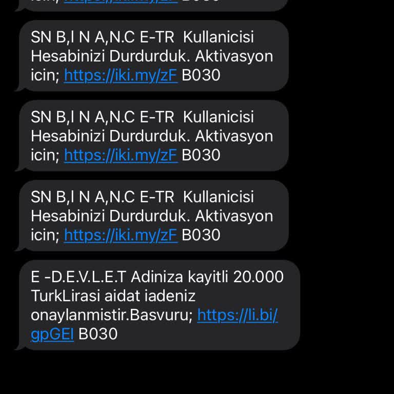 Bilinmeyen Hesap Mesajları Ve Güvenlik Endişesi