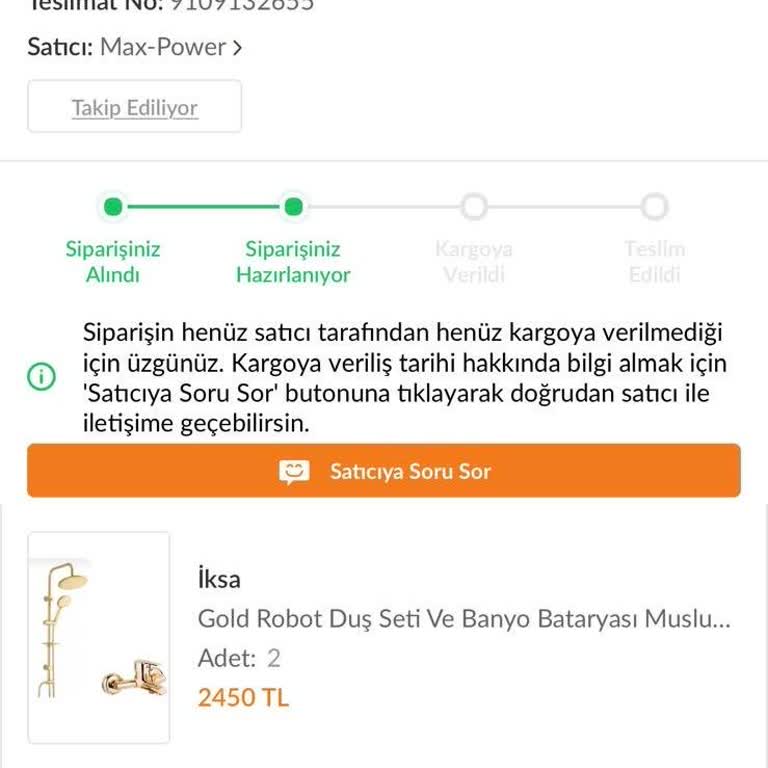 Trendyol'da Sipariş Mağduriyeti Ve İlgisizlik