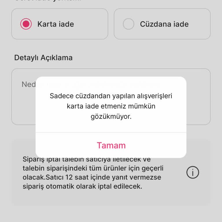 Gardrops İade Sürecinde Yaşanan Sorunlar