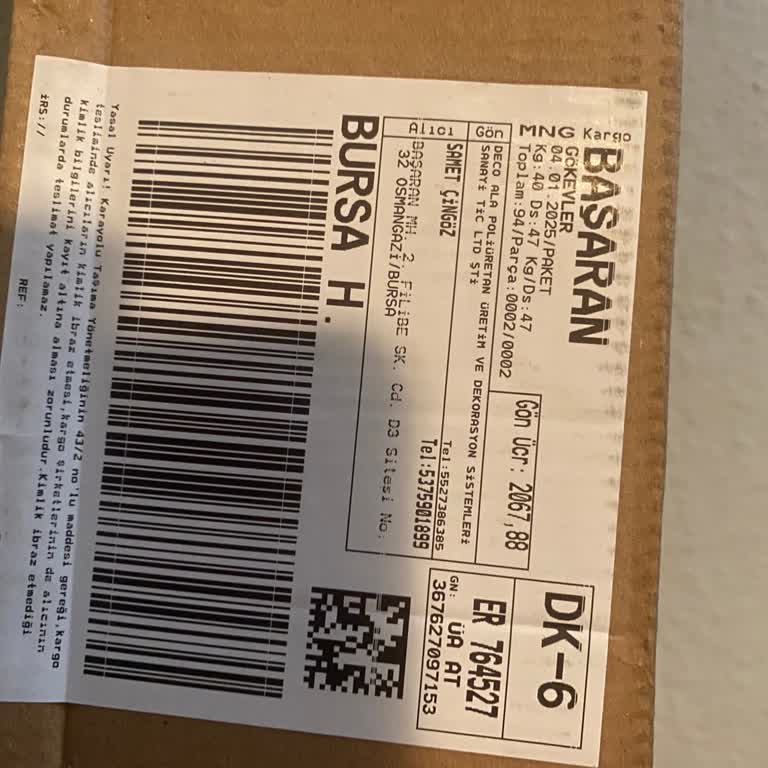 Yüksek Kargo Ücretine İtiraz