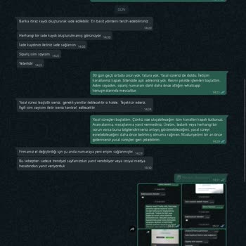 Sipariş İadesi Ve İletişim Sorunlarıyla Mağduriyet