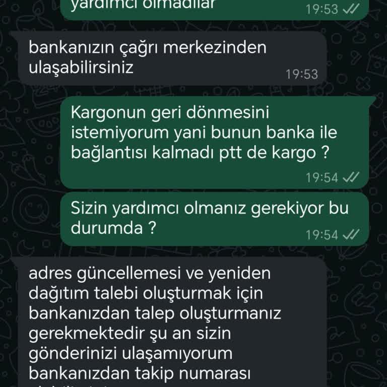 Banka Ve PTT Arasında Kayıp Kargo Çilesi