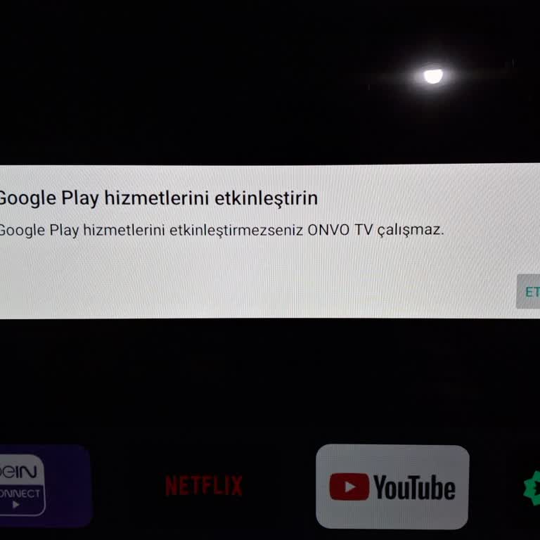 TV Sürekli Resetleniyor Ve Play Store Hatası Veriyor