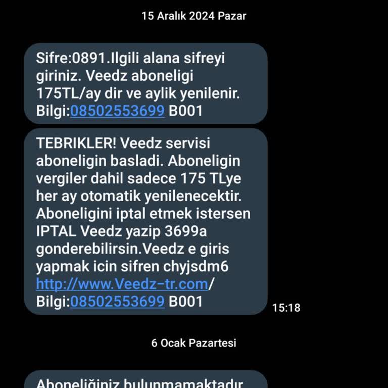 İzinsiz Abonelik Ve Haksız Faturalandırma Sorunu