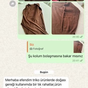 Kalitesiz Triko Ve İlgisiz Müşteri Hizmetleri