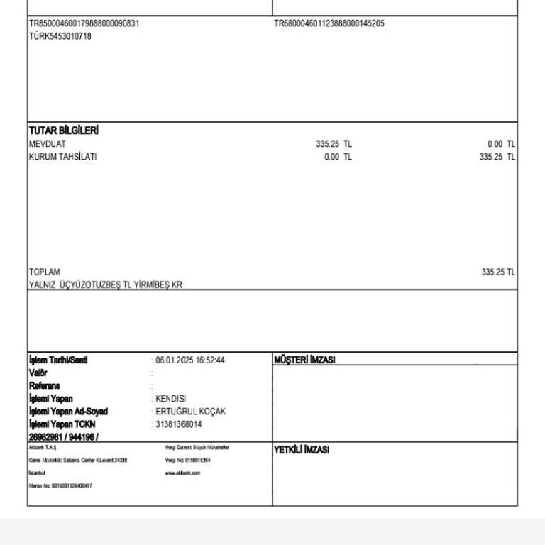 Kullanılmayan Hat İçin Haksız Borç Talebi